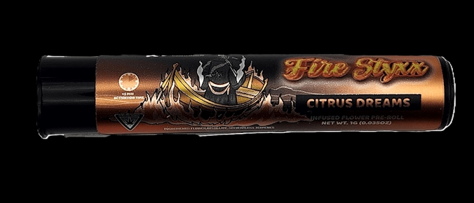 Glorious Cannabis Co. - Fire Styxx 1g Infused Pre-Roll - Citrus Dreams