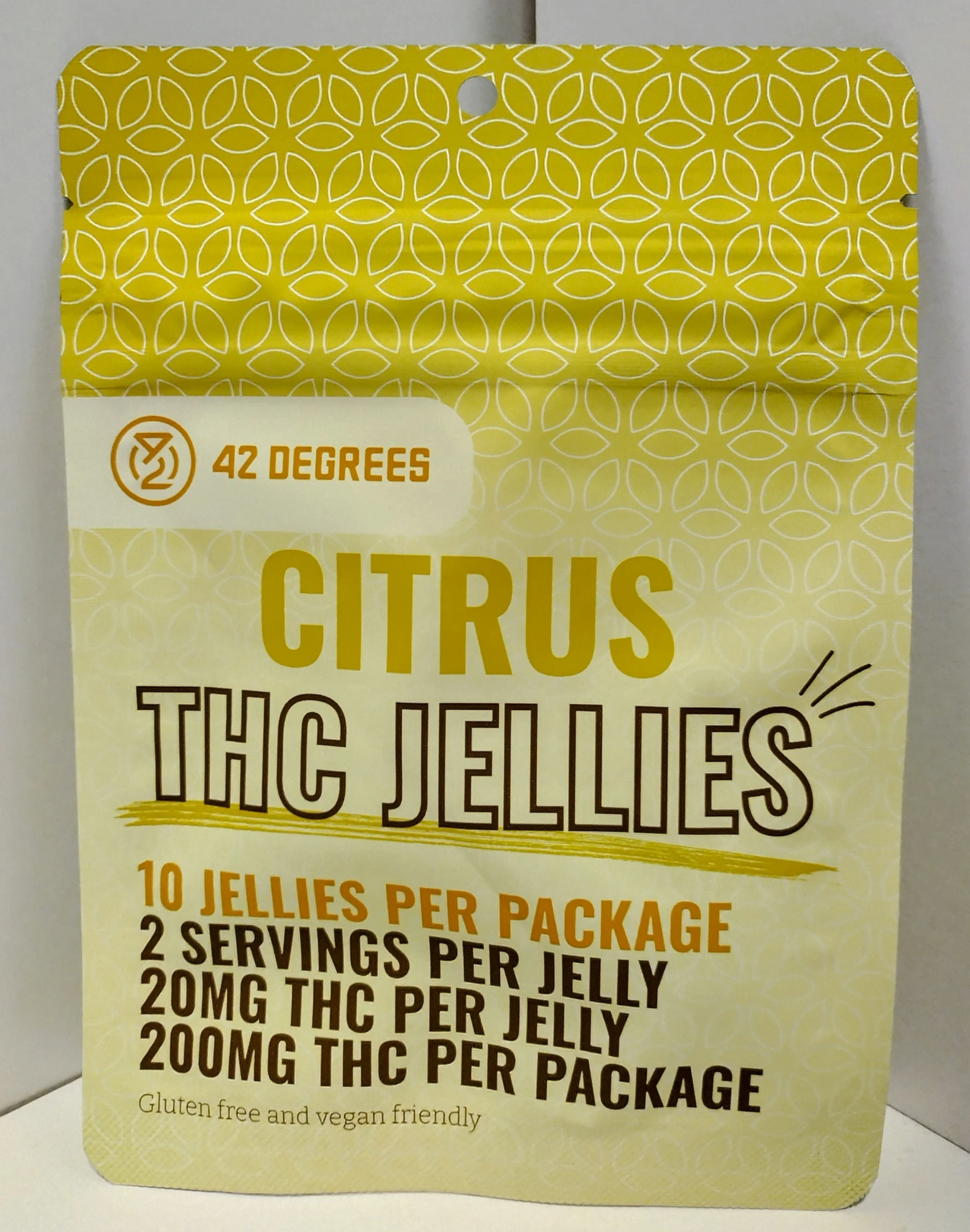 42 Degrees Processing - Jellies-10x20mg-42D-Citrus Main Image