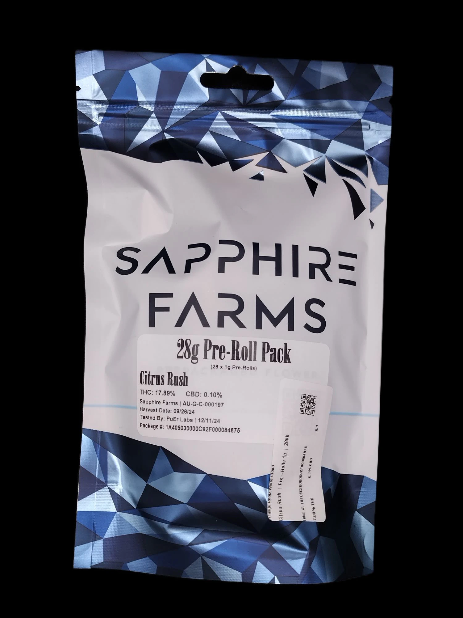 Sapphire - Citrus Rush | Pre-Rolls 1g | 28pk Main Image