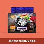 CITY ROOTS: Blackberry Gummy Bar 1 Piece/100mg (S)