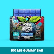 CITY ROOTS: Blue Razz Gummy Bar 1 Piece/100mg (I)