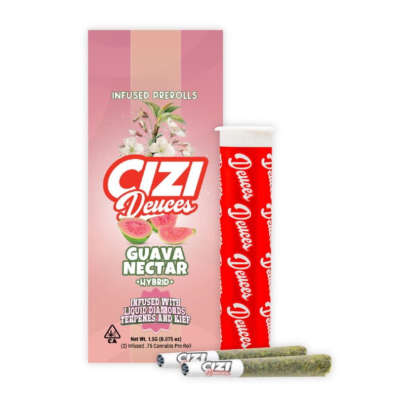 Cizi - Guava Nectar Deuces Infused Preroll 2pk 1.5g