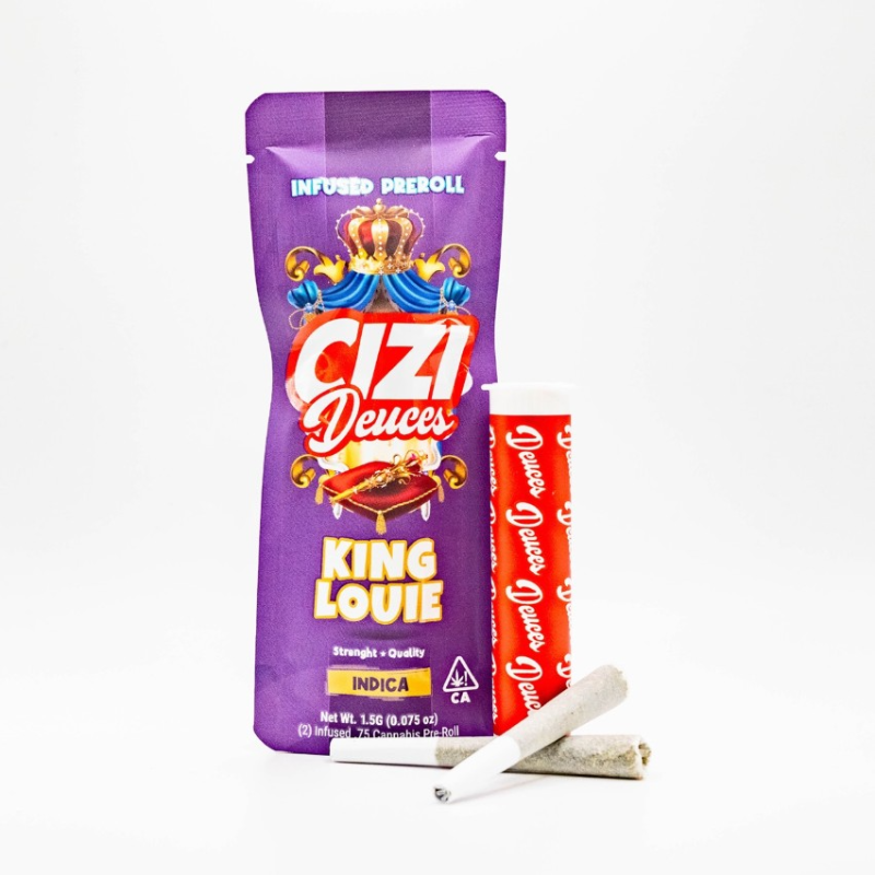 Cizi - King Louie Deuces Infused Preroll 2pk 1.5g