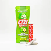 Cizi - Sour Green Apple Deuces Infused Preroll 2pk 1.5g
