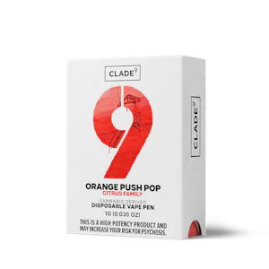 Clade9 - AIO | Clade9 | Orange Push Pop | 1g