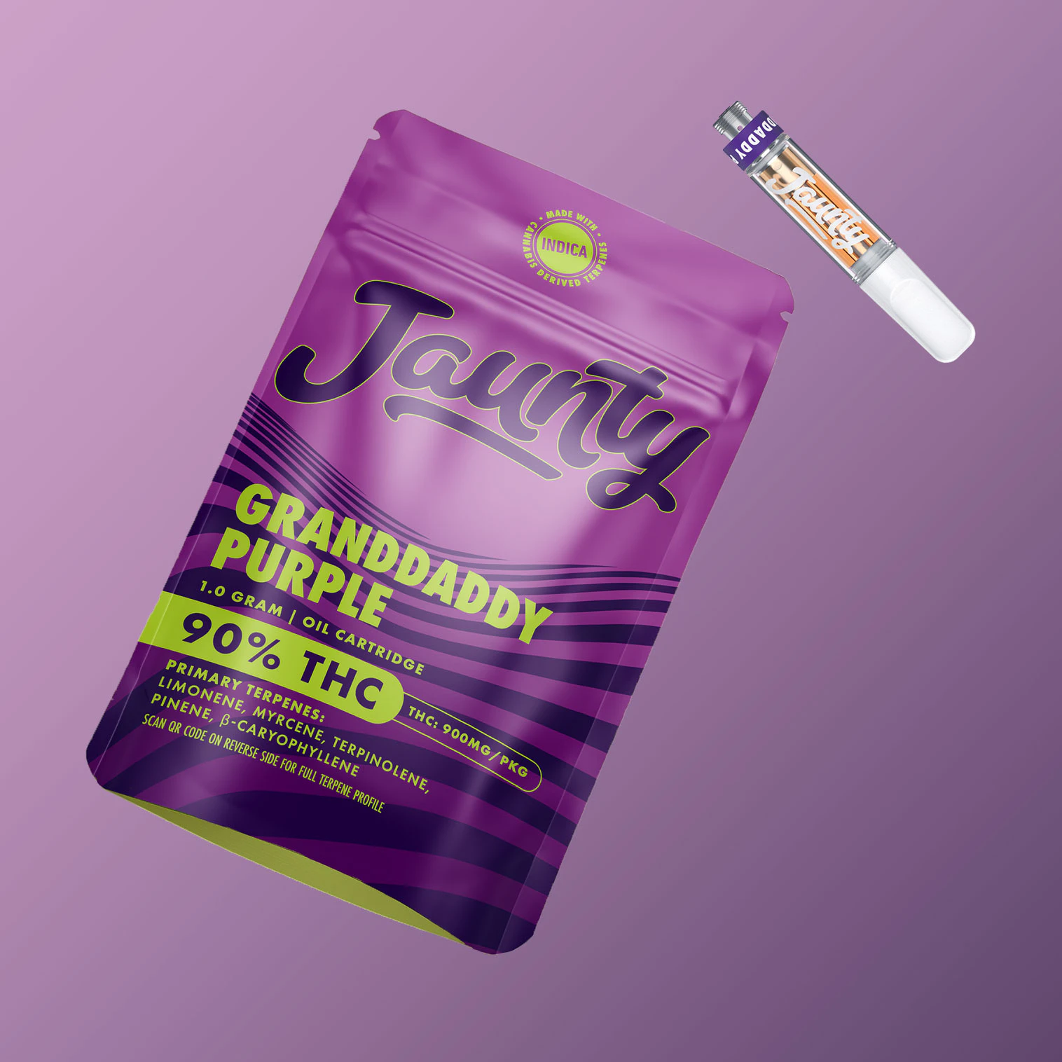 Jaunty - Jaunty - Granddaddy Purple - 510 Cart - 1g Main Image