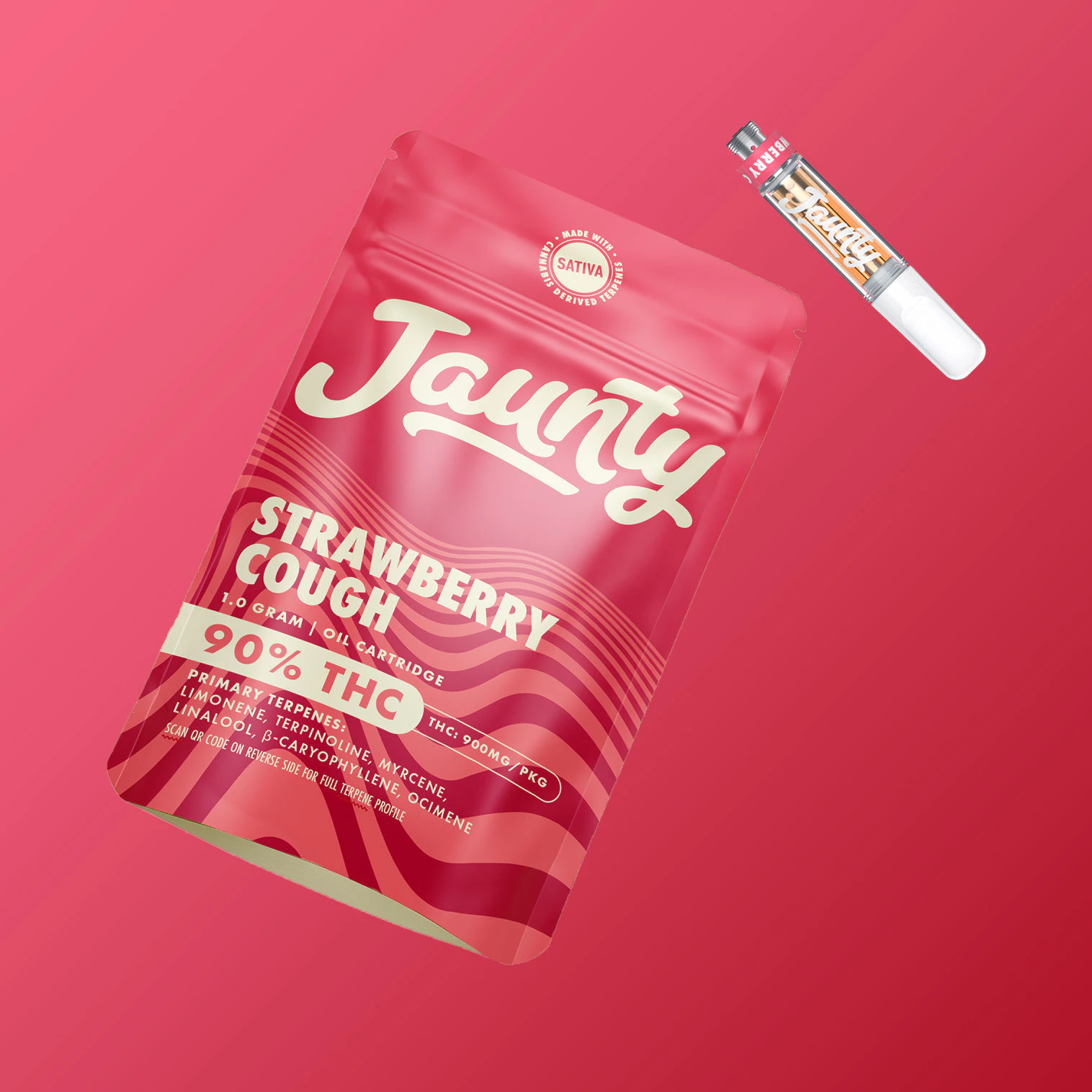 Jaunty - Jaunty | Strawberry Cough | 510 | CDT | 1g Main Image