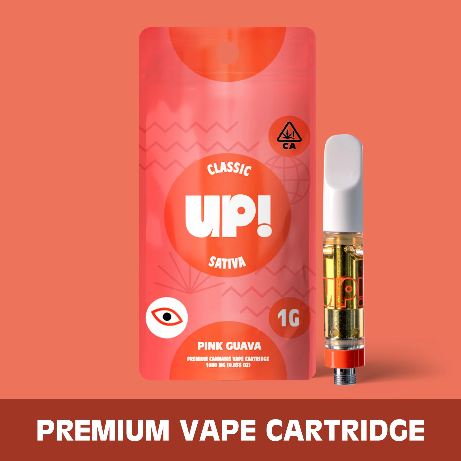 UP! - UP!: Pink Guava 1g Classic Vape Cart (S) Main Image