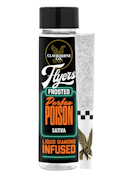 [Claybourne Co.] Frosted Infused Preroll 2 Pack - 1g - Durban Poison (S)