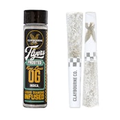 [CLAYBOURNE CO.] INFUSED 2 PACK PREROLL - 1G - KING LOUIS OG (I)