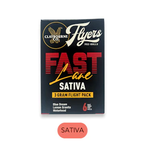 Claybourne Co. - Claybourne - Fast Lane Variety Sativa - Preroll Pack - 6pk - 3.0g