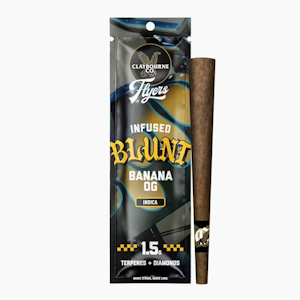 CLAYBOURNE CO. - Claybourne Co. - 1.5g Flyers Infused Blunt - Grape Gasolina