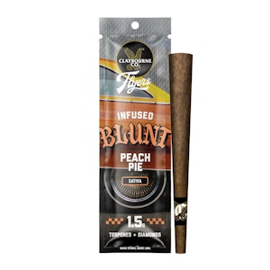 CLAYBOURNE CO. - Claybourne Co. - 1.5g Flyers Infused Blunt - Peach Pie