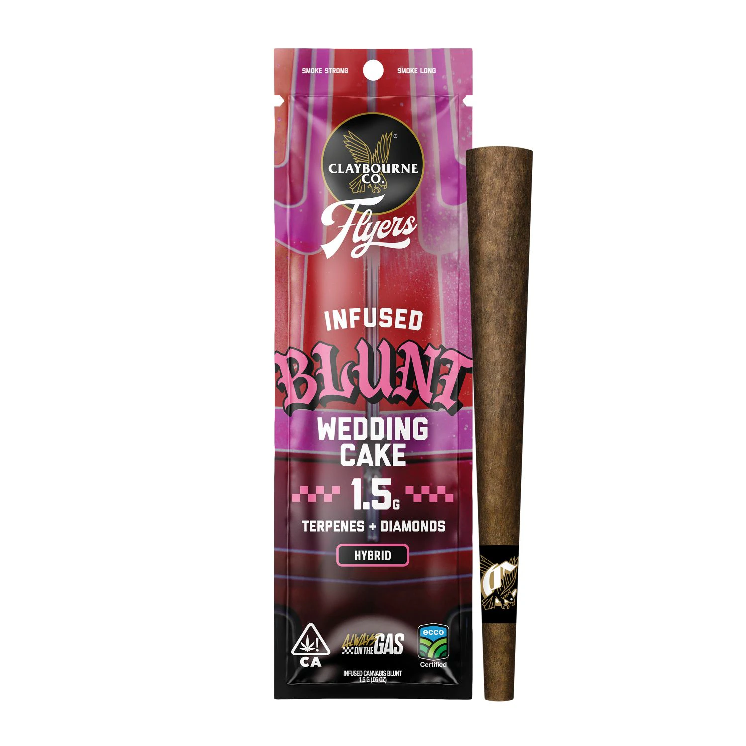 Claybourne Co. - Claybourne Co. - 1.5g Flyers Infused Blunt - Wedding Cake Main Image