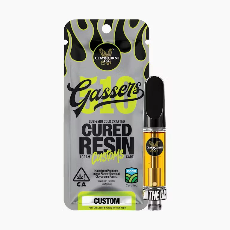Claybourne Co. - Claybourne Co. - 1g Cured Resin Cart - Lemon Drop Top x Strawberry C.R.E.A.M. Main Image