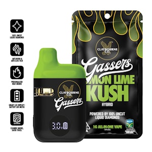 CLAYBOURNE CO. - Claybourne Co. - 1g AIO - Lemon Lime Kush