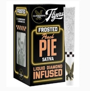 Claybourne Frosted Flyers Infused Preroll 2.5g Peach Pie