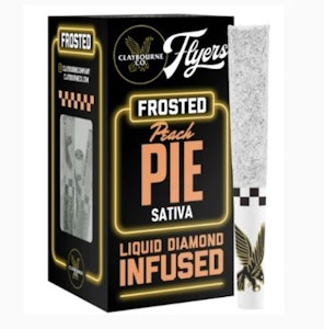 CLAYBOURNE CO. - Claybourne Frosted Flyers Infused Preroll 2.5g Peach Pie