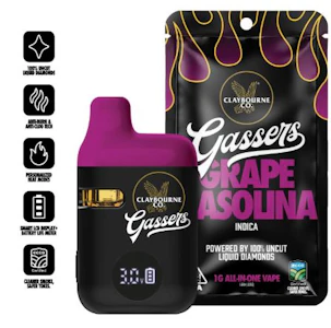 CLAYBOURNE CO. - Claybourne Gassers All-In-One 1g Grape Gasolina