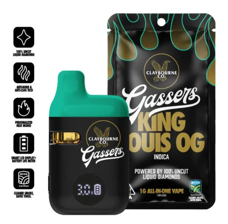 Claybourne Co. - Claybourne Gassers All In One 1g King Louis OG Main Image