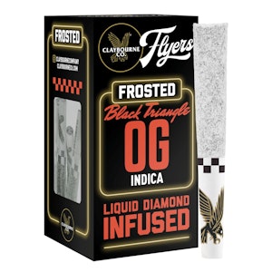 Claybourne Co. - Claybourne Co. Flyers Frosted Infused .5g 5 Pack - Black Triangle OG