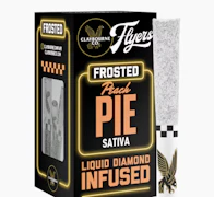 CLAYBOURNE CO: Peach Pie .5g Frosted Infused Pre-Rolls 5pk/2.5g (S)