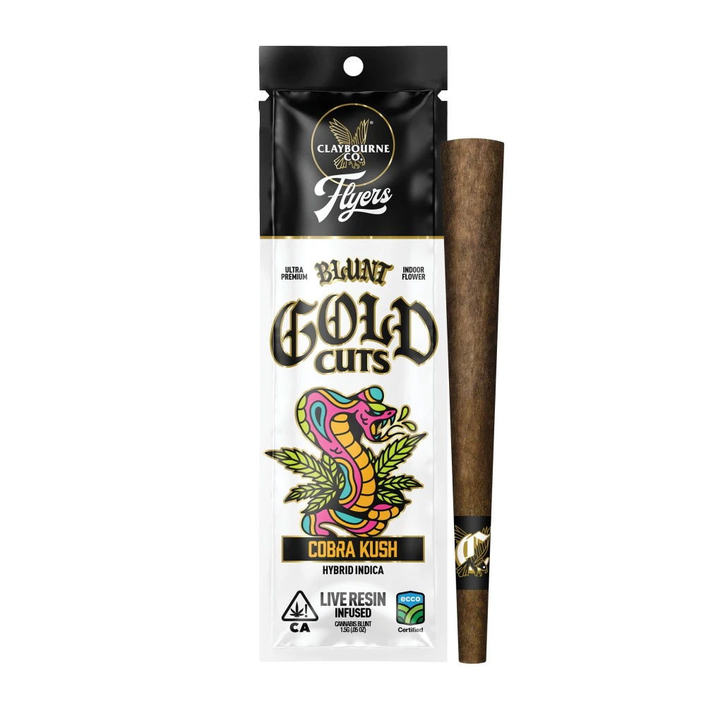 Claybourne Co. - Claybourne Cobra Kush (H) Infused Blunt 1.5g Main Image