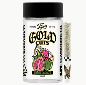 CLAYBOURNE CO. - Claybourne Diamond Flyers Infused 5pk Prerolls 2.5g Guava Gaslato