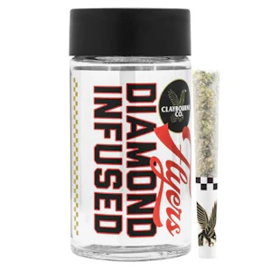 CLAYBOURNE CO. - Claybourne Diamond Flyers Infused 5pk Prerolls 2.5g Lemon Drop Top