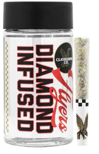 CLAYBOURNE CO. - Claybourne Diamond Flyers Infused 5pk Prerolls 2.5g Gas Plant