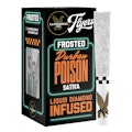 Claybourne Co. - 2.5g - 5ct Flyers Frosted Infused Pre Rolls - Durban Poison
