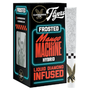 Claybourne Frosted Flyers Infused 5pk Prerolls 2.5g Mango Machine