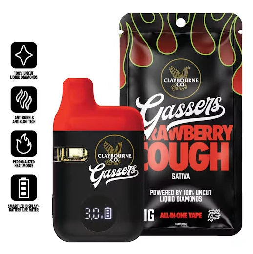 Claybourne Co. - Claybourne Gassers All In One 1g Strawberry Cough Main Image