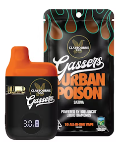 CLAYBOURNE CO. - Claybourne Gassers All In One 1g Durban Poison