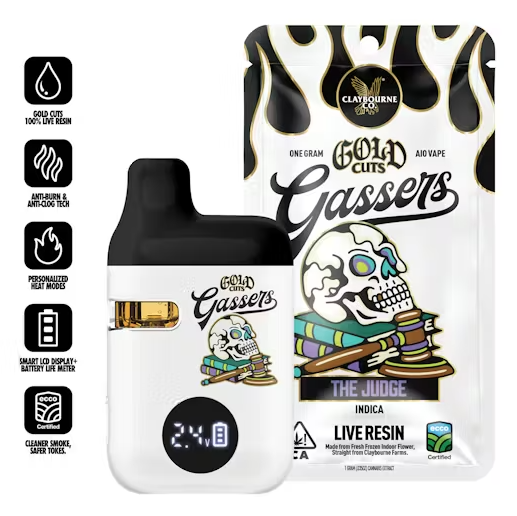 Live Resin Gassers AIO 1g The Judge