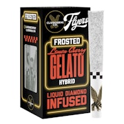 Claybourne Co. - 2.5g - 5ct Flyers Frosted Infused Pre Rolls - Lemon Cherry Gelato
