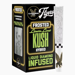 CLAYBOURNE CO. - Claybourne Co. - 5pk Flyers Frosted Prerolls - Lemon Lime Kush