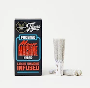 Claybourne Frosted Flyers Infused 5pk Prerolls 2.5g Mango Machine