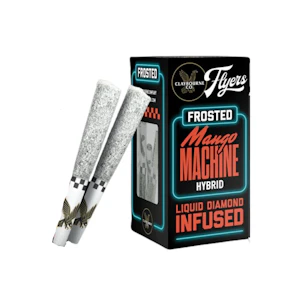 CLAYBOURNE CO. - Mango Machine | Frosted Infused .5g 5pk Prerolls (H) | Claybourne