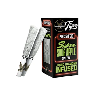 Claybourne Co. - Super Sour Apple | Frosted Infused .5g 5pk Prerolls (S) | Claybourne