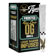  [Claybourne Co.] Frosted Infused Preroll 5 Pack - 2.5g - King Louis OG (I)