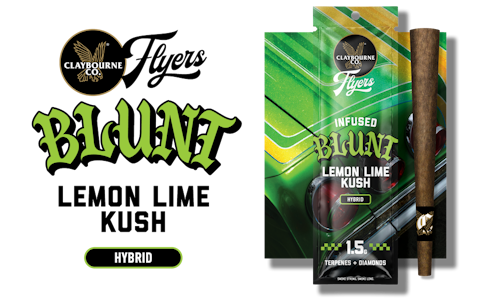 CLAYBOURNE CO. - 1.5g Super Sour Apple - Flyers Infused Blunt