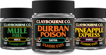 Claybourne - Flower - Durban Poison - 3.5g