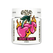 CHERRY HEARTS 3.5G - GOLD CUTS - CLAYBOURNE CO