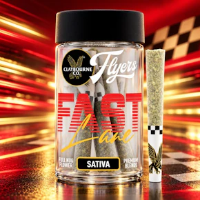 Claybourne Co. | Flyers Fast Lane | Sativa Pre-Rolls.