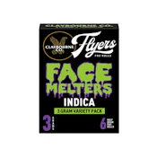 6 PACK FLYERS - FACE MELTERS VARIETY .5G - CLAYBOURNE CO