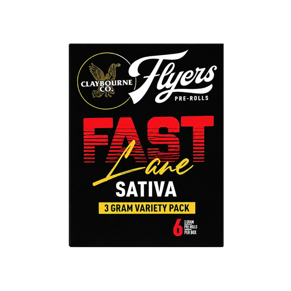 Claybourne Co. - 6 PACK FLYERS - FAST LANE VARIETY .5G - CLAYBOURNE CO Main Image