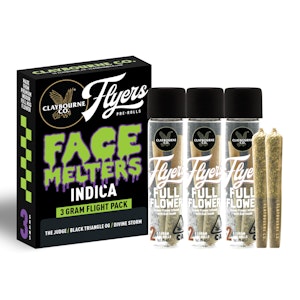 CLAYBOURNE - FLYERS FACE MELTERS PREROLL 6PK- 3G