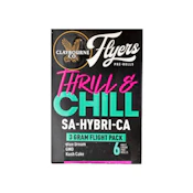 6 PACK FLYERS - THRILL AND CHILL VARIETY .5G - CLAYBOURNE CO