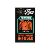 5 PACK FROSTED FLYERS - DURBAN POISON .5G - CLAYBOURNE CO